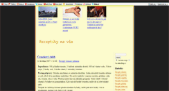 Desktop Screenshot of kiki-recepty.blog.cz