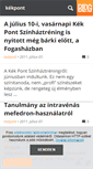 Mobile Screenshot of kekpont.blog.hu