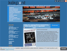 Tablet Screenshot of kekpont.blog.hu