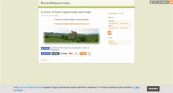 Desktop Screenshot of eszakmagyarorszag.blog.hu