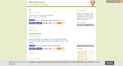 Desktop Screenshot of nemkellorvos.blog.hu