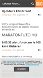 Mobile Screenshot of maratonfuto.blog.hu
