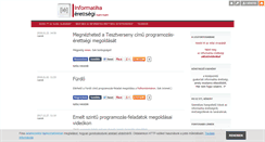 Desktop Screenshot of infoerettsegi.blog.hu