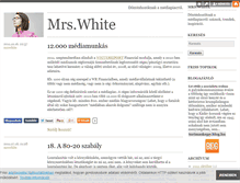 Tablet Screenshot of mrswhite.blog.hu