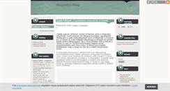 Desktop Screenshot of hegyalja.blog.hu