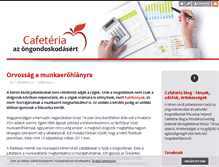Tablet Screenshot of cafeteria.blog.hu