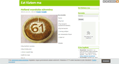 Desktop Screenshot of fozes.blog.hu