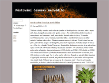 Tablet Screenshot of cesnekmedvedi.blog.cz