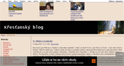 Desktop Screenshot of christ.blog.cz