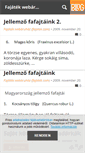 Mobile Screenshot of fajatek.blog.hu