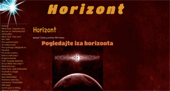 Desktop Screenshot of horizont.blog.rs