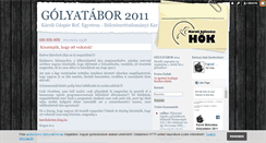 Desktop Screenshot of golyataborom.blog.hu
