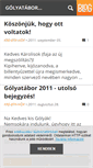 Mobile Screenshot of golyataborom.blog.hu