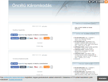Tablet Screenshot of oncelukaromkodas.blog.hu