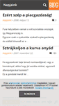 Mobile Screenshot of napjaink.blog.hu