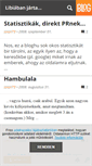 Mobile Screenshot of libia.blog.hu