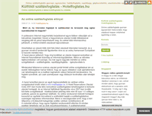 Tablet Screenshot of hotelfoglalas.blog.hu