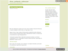 Tablet Screenshot of akne.blog.hu