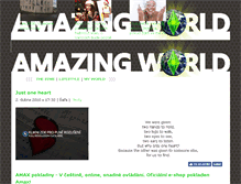 Tablet Screenshot of amazingworld.blog.cz