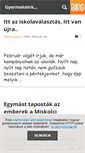 Mobile Screenshot of gyermekeinkrol.blog.hu