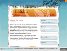 Tablet Screenshot of halihu.blog.hu