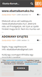 Mobile Screenshot of ebattabamako.blog.hu