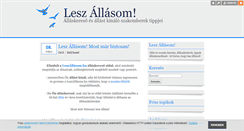 Desktop Screenshot of leszallasom.blog.hu