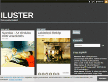 Tablet Screenshot of iluster.blog.hu