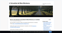 Desktop Screenshot of elbaixmontseny.blog.cat