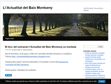 Tablet Screenshot of elbaixmontseny.blog.cat