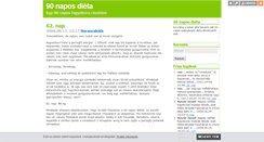 Desktop Screenshot of 90-napos-dieta.blog.hu