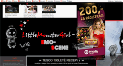 Desktop Screenshot of littlemonstergirl-emo-scene.blog.cz