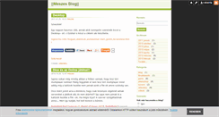 Desktop Screenshot of meszes.blog.hu