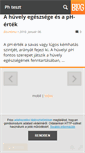 Mobile Screenshot of phteszt.blog.hu