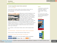 Tablet Screenshot of kbalazs.blog.hu