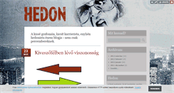 Desktop Screenshot of hedon.blog.hu
