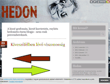Tablet Screenshot of hedon.blog.hu