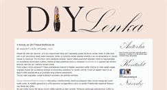 Desktop Screenshot of diylenka.blog.cz