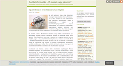 Desktop Screenshot of gerillainformatika.blog.hu