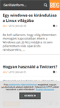 Mobile Screenshot of gerillainformatika.blog.hu