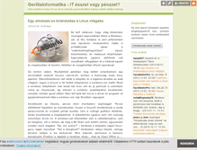 Tablet Screenshot of gerillainformatika.blog.hu