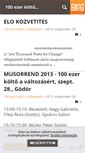 Mobile Screenshot of 100ezerkoltoavaltozasert.blog.hu