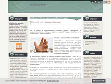 Tablet Screenshot of adojogasz.blog.hu