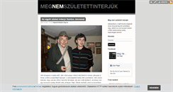 Desktop Screenshot of megneminterjuk.blog.hu
