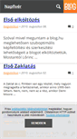 Mobile Screenshot of napfiver.blog.hu