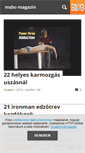 Mobile Screenshot of msbc-magazin.blog.hu
