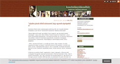 Desktop Screenshot of kosztolanyidezsoter.blog.hu