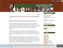 Tablet Screenshot of kosztolanyidezsoter.blog.hu