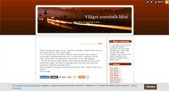 Desktop Screenshot of fannikulfoldon.blog.hu