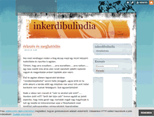 Tablet Screenshot of inkredibulindia.blog.hu